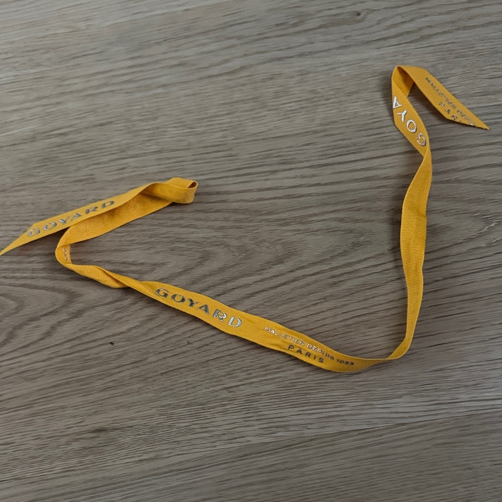 23” Goyard Mustard Yellow Ribbon 💛